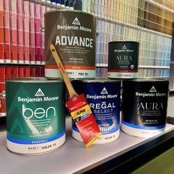 Madison Flooring and Paint - We offer full line of Benjamin Moore paints and the supplies to help make your project a success.