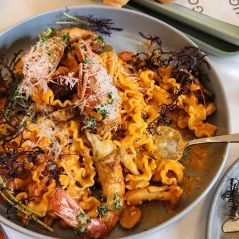 Sugo Social - Rose prawn pasta - New American Near Me - Rolling Hills Estates, California