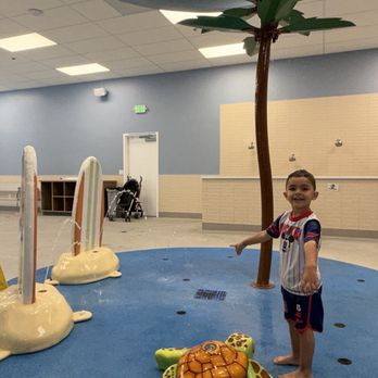 Australian Swim School - Splash pad area! - Swimming Lessons/Schools Near Me - Placentia, California