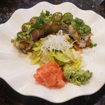 MK's Sushi - This was a special roll of the night. I don't remember what it was. But it was yummy!! - Sushi Bars Near Me - Bedford, Texas MK's Sushi - This was a special roll of the night. I don't remember what it was. But it was yummy!! - Sushi Bars Near Me - Bedford, Texas