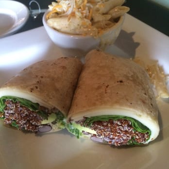 Cafe Blue - Quinoa wrap with a side of Mac and cheese- delicious! - Cafes Near Me - Boulder, Colorado