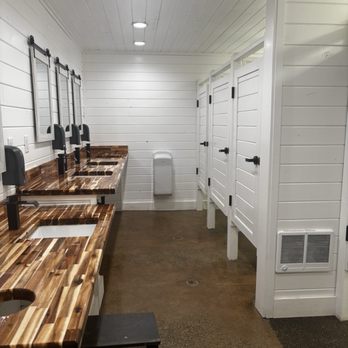 Camp CDA  - Bathroom - RV Parks Near Me - Coeur d'Alene, Idaho
