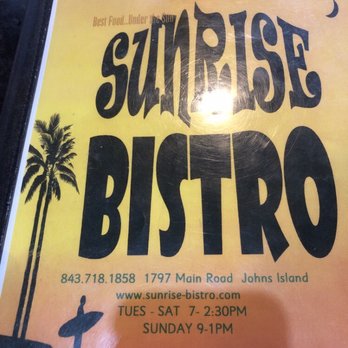 Sunrise Bistro - Breakfast & Brunch Near Me - Charleston, South Carolina Sunrise Bistro - Breakfast & Brunch Near Me - Charleston, South Carolina