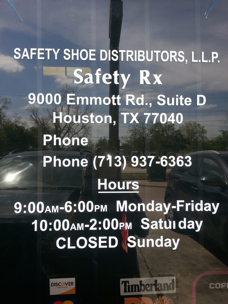 SAFETY SHOE DISTRIBUTORS LLP Updated September 2024 9000 Emmott Rd