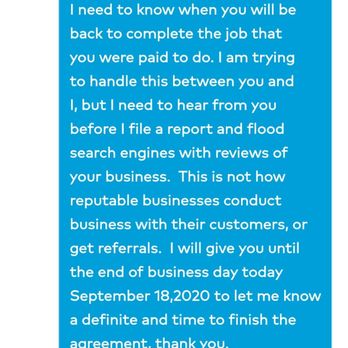 Bentons Landscaping Construction - Text conversation - Landscaping Near Me