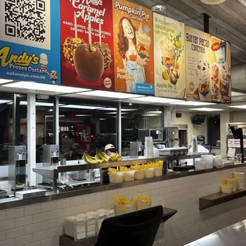 Andy's Frozen Custard - Interior frozen custard magical production line - Ice Cream & Frozen Yogurt Near Me - Tulsa, Oklahoma Andy's Frozen Custard - Interior frozen custard magical production line - Ice Cream & Frozen Yogurt Near Me - Tulsa, Oklahoma