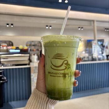 Mazajj Organic Coffee - Pistachio Matcha - Coffee & Tea Near Me - Houston, Texas