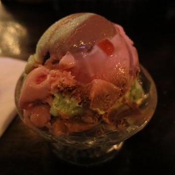 Romano Cucina - Spumoni Ice Cream (smaller than their regular size) - Italian Near Me - Sunset Beach, California