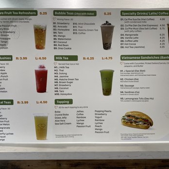 J Tea Tega Cay - Menu - Bubble Tea Near Me - Fort Mill, South Carolina