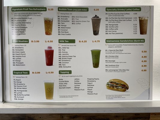 Menu photo 5 J Tea Tega Cay Fort Mill, SC