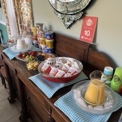 R&B Bed and Breakfast - Breakfast looks nice here