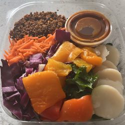 Sol + Roots - Korean nut "meat" salad - so good!