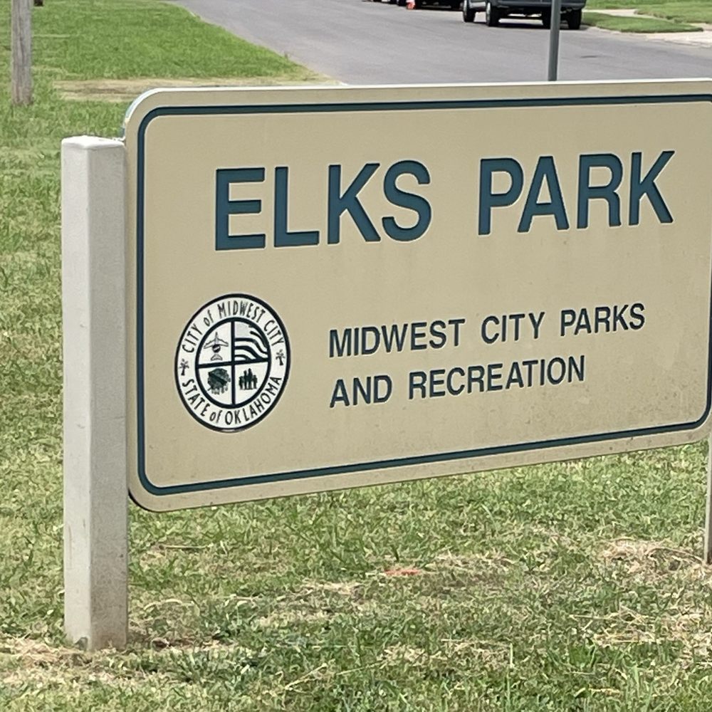 Elks Park - Sign - Playgrounds Near Me - Midwest City, Oklahoma Elks Park - Sign - Playgrounds Near Me - Midwest City, Oklahoma