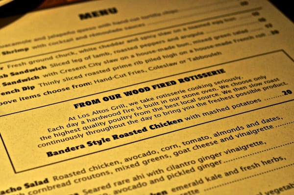 Menu photo 8 Los Altos Grill Los Altos, CA Menu photo 8 Los Altos Grill Los Altos, CA