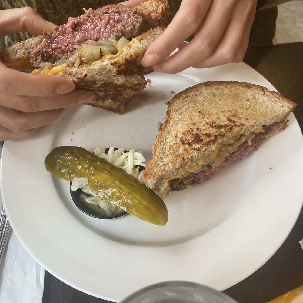 Clark's Restaurant - Patty Melt w/ coleslaw - Diners Near Me - Brooklyn, New York