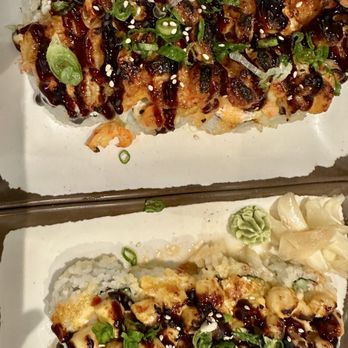 Toyo Sushi - Baked Scallop Roll and Baked Lobster Roll - Japanese Near Me - Torrance, California