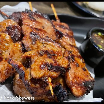 Thai Street Eats - grilled pork skewers - Thai Near Me - Oklahoma City, Oklahoma