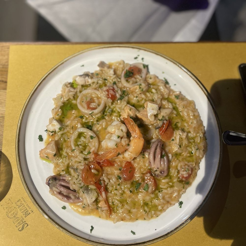 Shrimp risotto