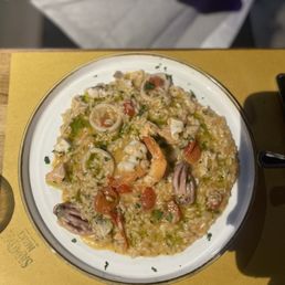 Shrimp risotto
