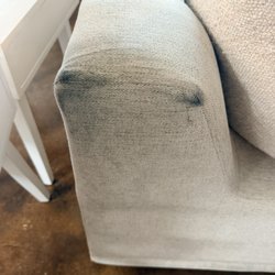 SA Moving Guys - Extremely dirty couch after they moved it
