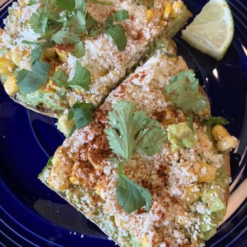 Origin Coffee - Avocado toast with Mexican street corn - Coffee & Tea Near Me - Lake Placid, New York