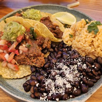 Pig Latin - Carne asada tacos with rice and beans - Cocktail Bars Near Me - Elk Grove, California Pig Latin - Carne asada tacos with rice and beans - Cocktail Bars Near Me - Elk Grove, California
