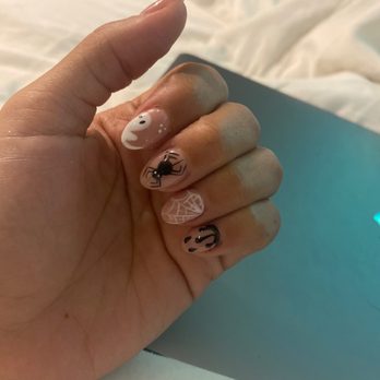 Heavenly Nails - Spooky nails done by Sydney - Nail Salons Near Me - Tampa, Florida
