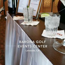 Barona Creek Golf Club - Cash bar. They "do not pour shots" hahaha