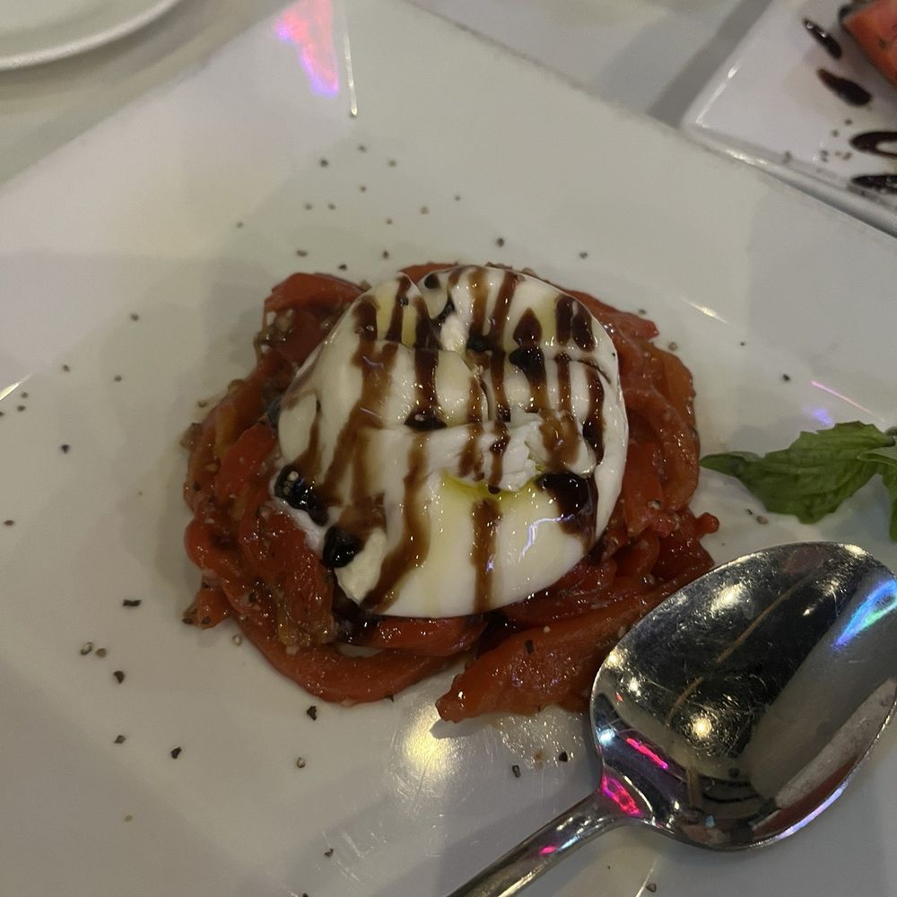Chef’s Roma Kitchen - Burrata with roasted peppers were our favorite. - Italian Near Me - Henderson, Nevada Chef’s Roma Kitchen - Burrata with roasted peppers were our favorite. - Italian Near Me - Henderson, Nevada