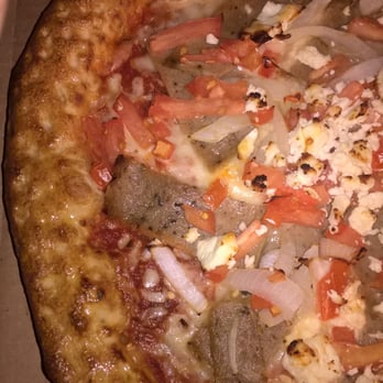 Pizza & Taco Express - Another pic of their cold, tasteless, "pizza". - Pizza Near Me - Annapolis, Maryland
