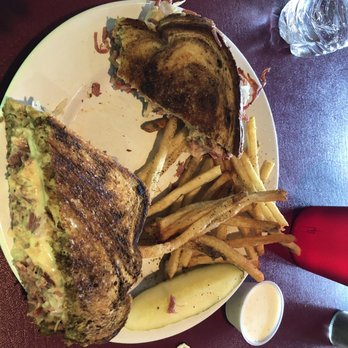 Classic Cafe & Catering - Classic Rueben w/fries and pickle, minus one bite. AMAZING - American Near Me - Malvern, Iowa Classic Cafe & Catering - Classic Rueben w/fries and pickle, minus one bite. AMAZING - American Near Me - Malvern, Iowa