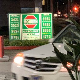 Gas price advertised. Gas price advertised.