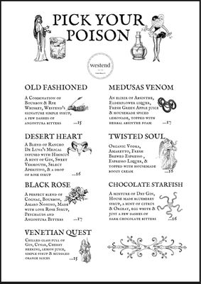 Menu photo 1 Westend Costa Mesa, CA Menu photo 1 Westend Costa Mesa, CA