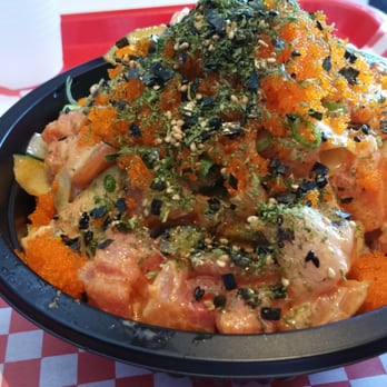 Uroko Poke - Poke, Salmon and Yellowtail Large Bowl. - Japanese Near Me - Costa Mesa, California Uroko Poke - Poke, Salmon and Yellowtail Large Bowl. - Japanese Near Me - Costa Mesa, California