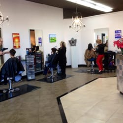 Luxe Salon and Art Gallery - Marc the owner and stylists!