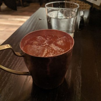 ROOP Chicago Innovative Indian Restaurant & Cocktail Bar - Mango Mule - Indian Near Me - Chicago, Illinois