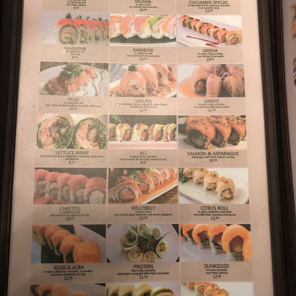 Sanyo Sushi - Fresh rolls menu - Sushi Bars Near Me - Glendora, California Sanyo Sushi - Fresh rolls menu - Sushi Bars Near Me - Glendora, California