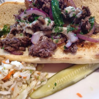 The Tiny Diner - Philly steak sandwich - New American Near Me - Minneapolis, Minnesota