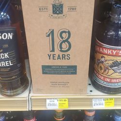 Broudy's Liquors - Had to relieve them of this 18yo Jameson, great price too.