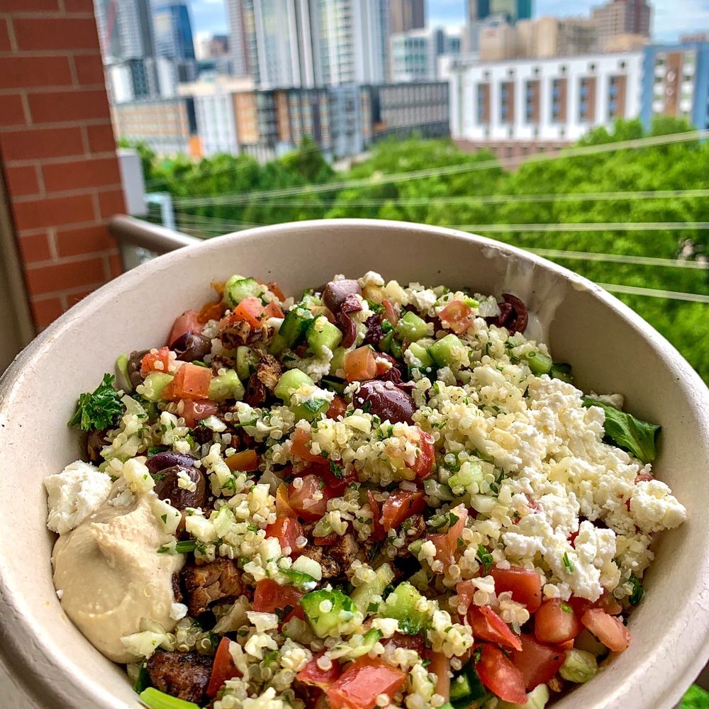 CAVA - Salad - 1/2 supergreens & 1/2 spinach - Mediterranean Near Me - Charlotte, North Carolina CAVA - Salad - 1/2 supergreens & 1/2 spinach - Mediterranean Near Me - Charlotte, North Carolina