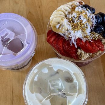 HiCO - Pandan latte, ube latte, bow - Coffee & Tea Near Me - Waikoloa Village, Hawaii