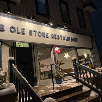 Ole Store Restaurant - Holiday snow - New American Near Me - Northfield, Minnesota