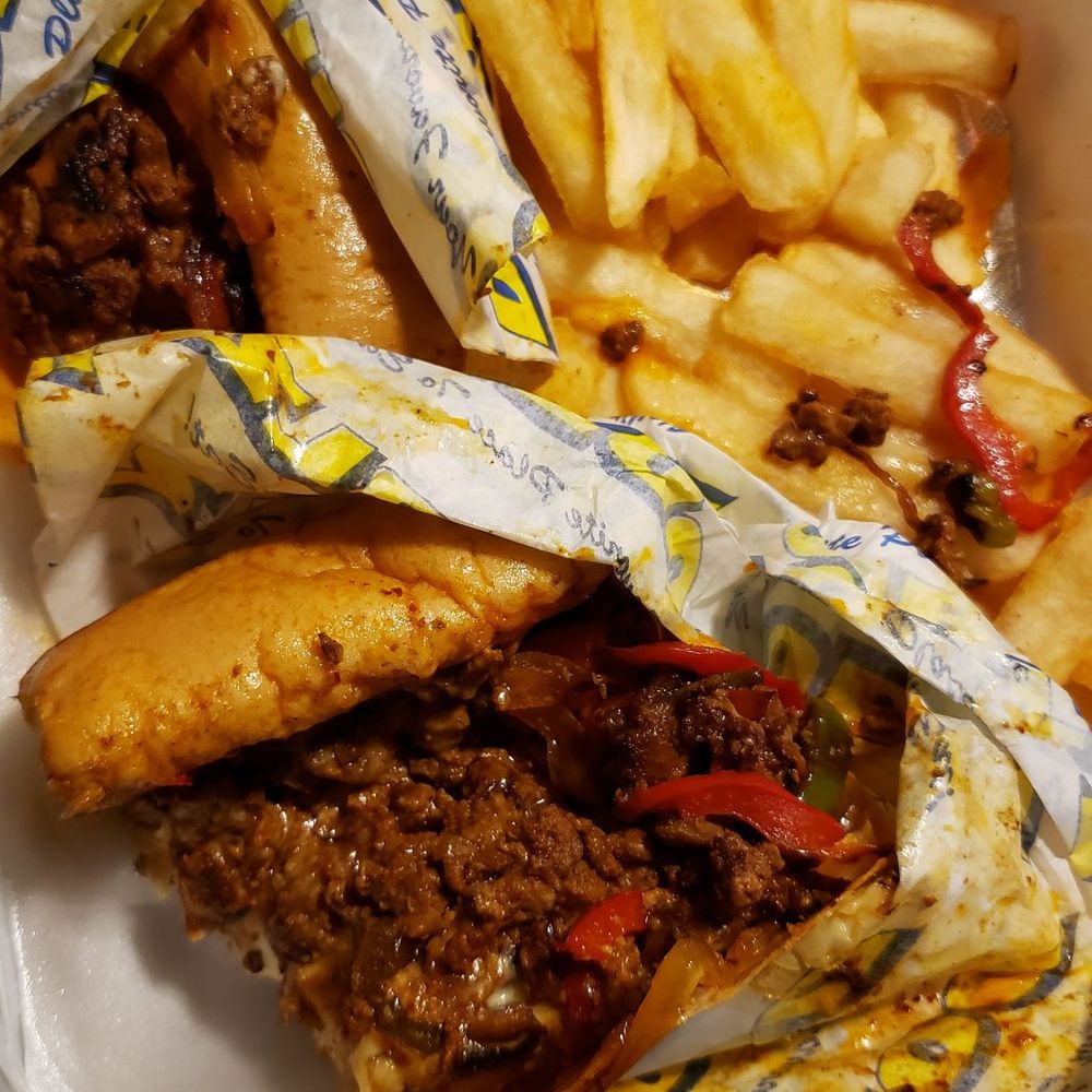 Doublz - Philly cheesesteak... more like Lancaster ground beef sandwich. - Burgers Near Me - Lancaster, California Doublz - Philly cheesesteak... more like Lancaster ground beef sandwich. - Burgers Near Me - Lancaster, California