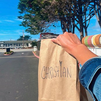 Dad's Luncheonette - Cute Togo Paper Bag - New American Near Me - Half Moon Bay, California Dad's Luncheonette - Cute Togo Paper Bag - New American Near Me - Half Moon Bay, California