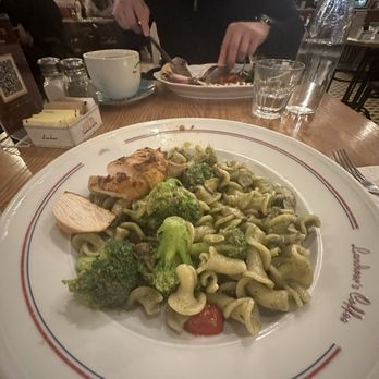 Cafe Landwer - chicken pesto pasta* - Breakfast & Brunch Near Me - Boston, Massachusetts