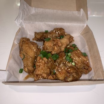 BIBIMIX - Soy Garlic Wings (six piece) - Korean Near Me - Arlington, Virginia BIBIMIX - Soy Garlic Wings (six piece) - Korean Near Me - Arlington, Virginia