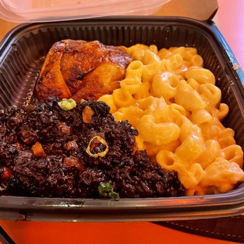 Fat Fowl - Rotisserie Chicken, Black Fried Rice & 7 Cheese Creamy Macaroni - Caribbean Near Me - Brooklyn, New York
