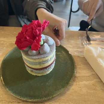 Hinar - Black sesame cake - Cafes Near Me - San Diego, California Hinar - Black sesame cake - Cafes Near Me - San Diego, California