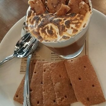 Culinary Dropout - Smores chocolate pudding dessert - New American Near Me - Austin, Texas Culinary Dropout - Smores chocolate pudding dessert - New American Near Me - Austin, Texas