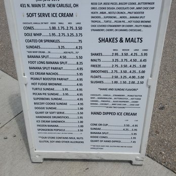 Arrow Queen - Ice Cream menu! - Ice Cream & Frozen Yogurt Near Me - New Carlisle, Ohio Arrow Queen - Ice Cream menu! - Ice Cream & Frozen Yogurt Near Me - New Carlisle, Ohio